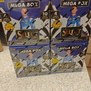 2025 Excell Panini NASCAR Select Racing Trading Card Mega Box - Sealed